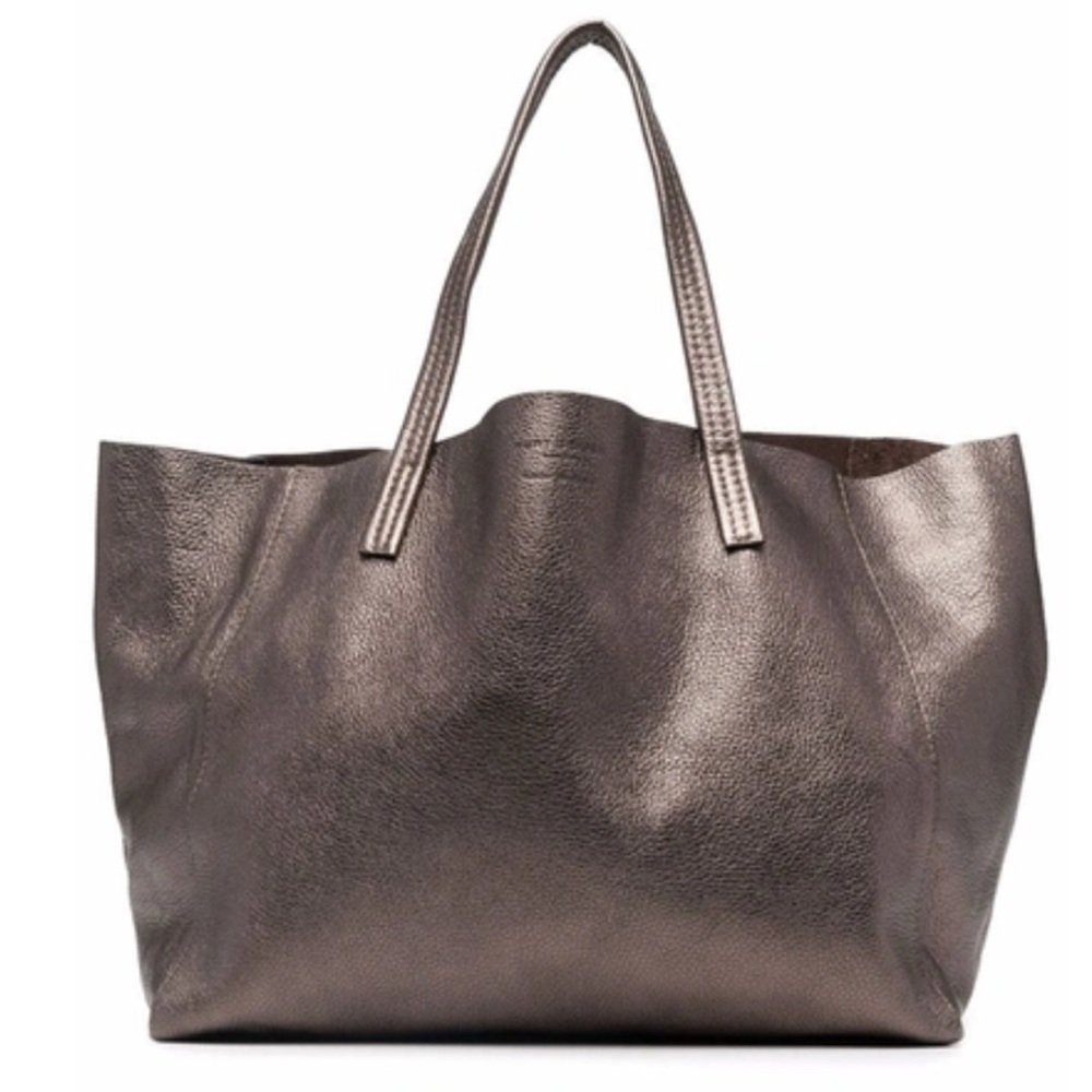 KURT GEIGER Metallic Leather Tote Bag